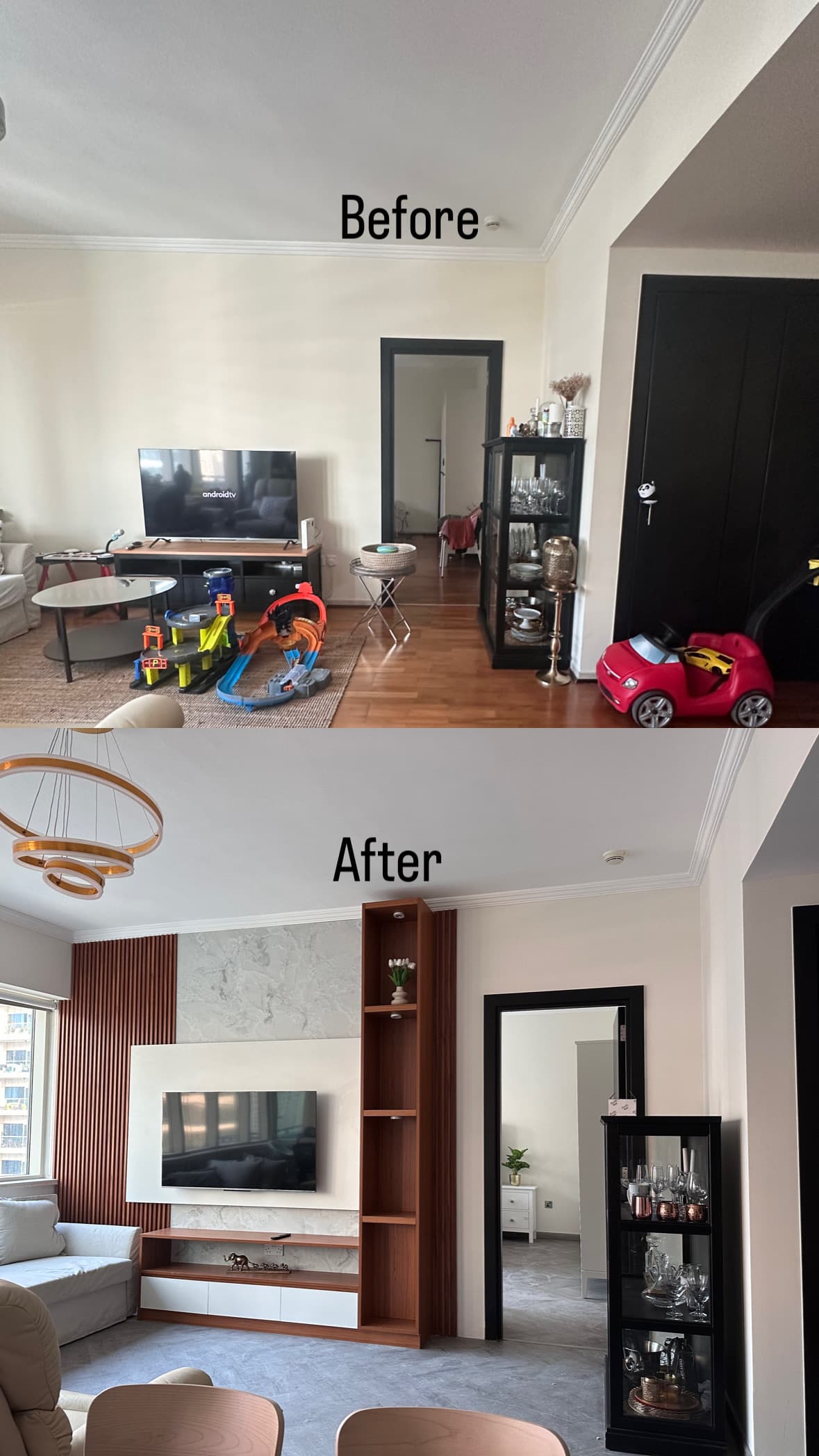 Before and after renovation transformation 1
