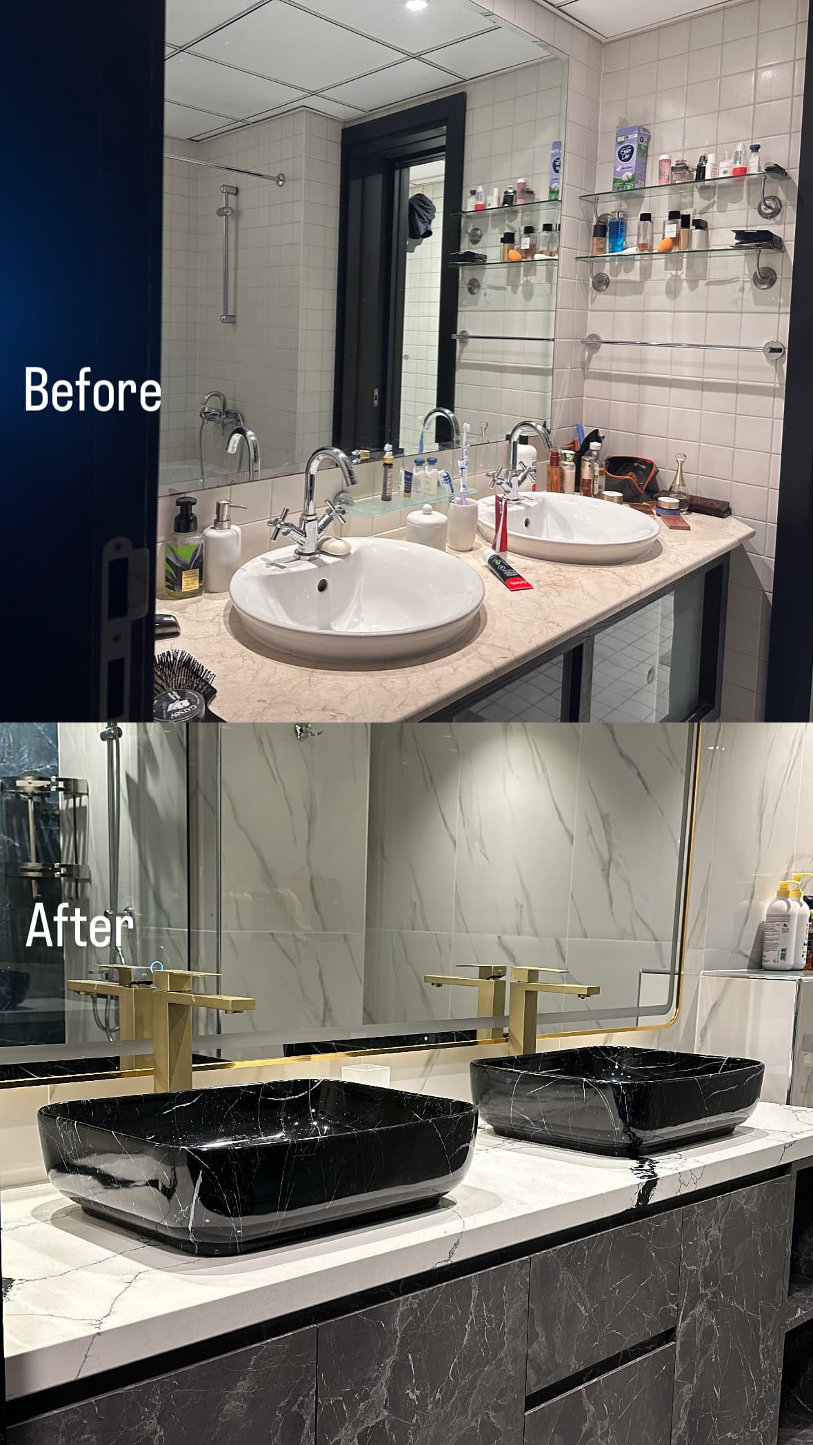 Before and after renovation transformation 3